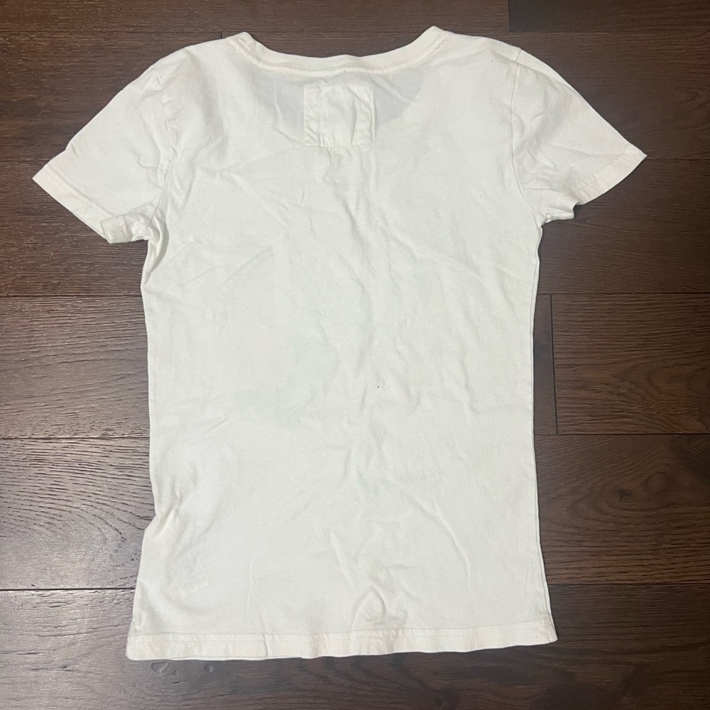 EUC Abercrombie & Fitch Women’s Floral Graphic T-Shirt in Floral/White - Picture 3 of 5
